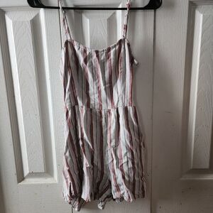 Striped Sleeveless Romper